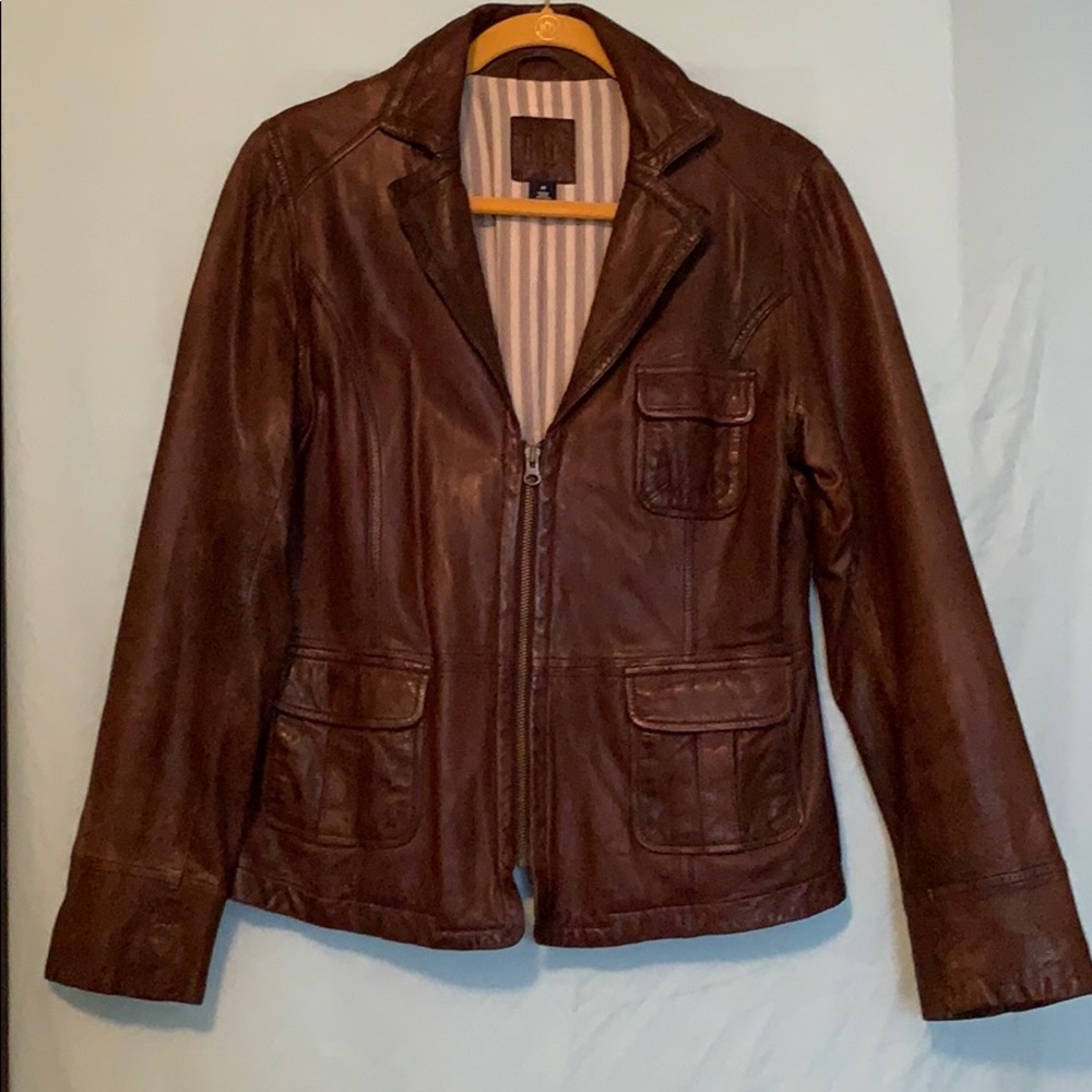 Genuine Leather Gap Jacket